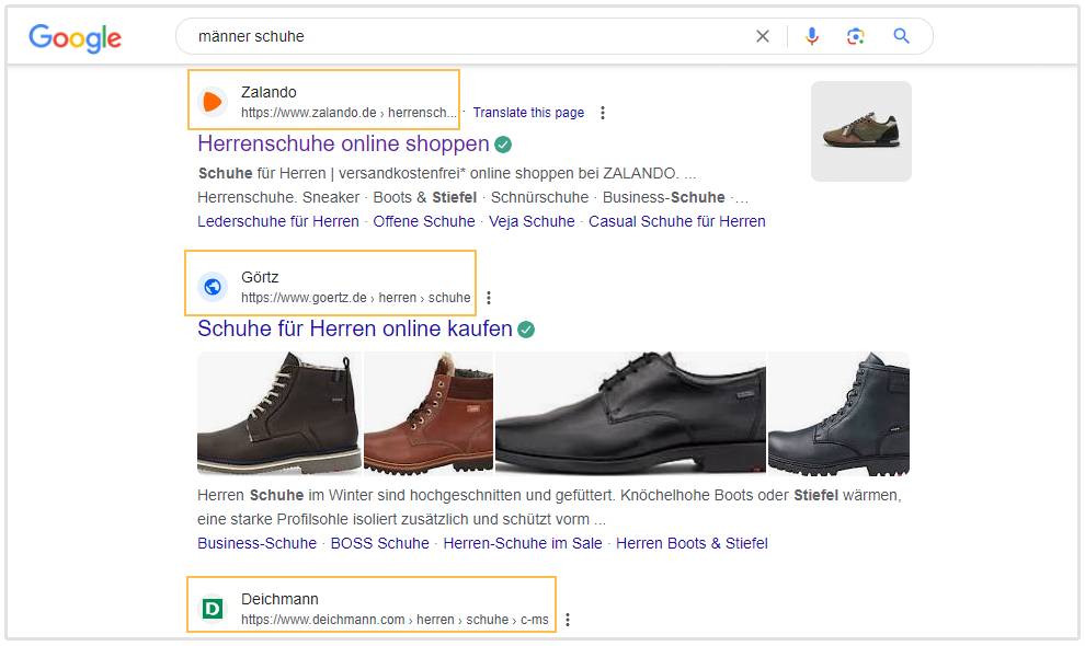 loja de sapatos alemã