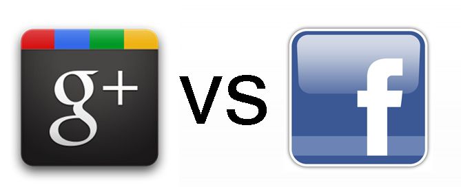 Google + vs Facebook