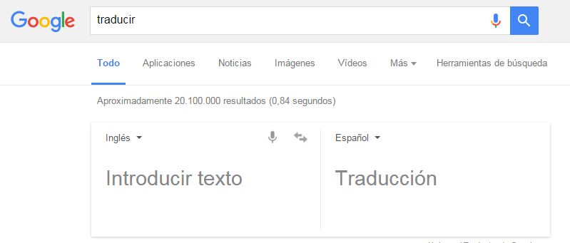 Cómo buscar en Google: traducir