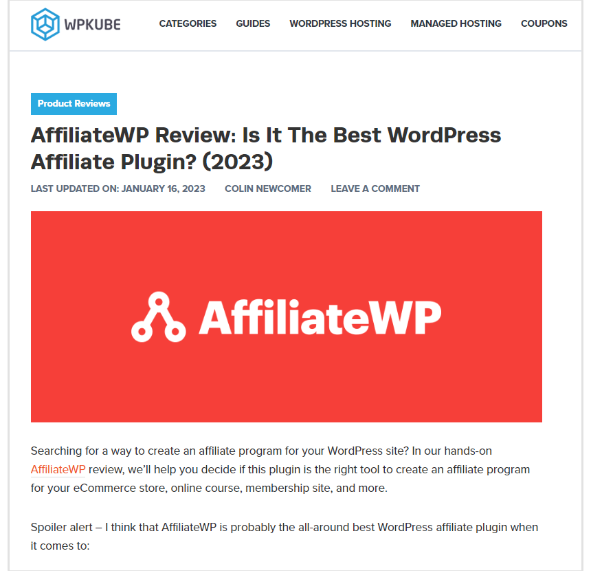 wp affiliate review