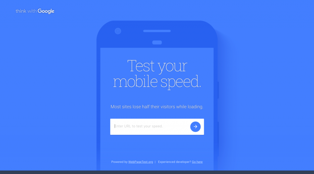Testen Sie Ihre mobile Geschwindigkeit mit der Google Mobile Test Site