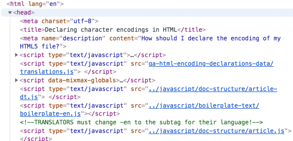 html meta charset= utf-8