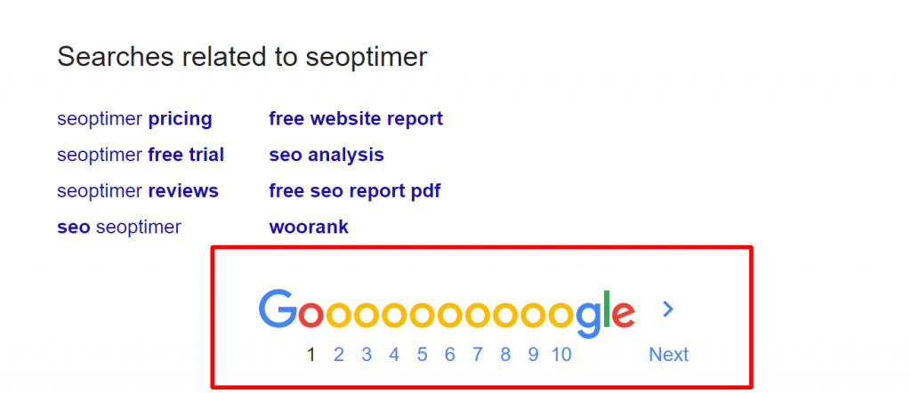 Apa itu pagination? Contoh penggunaan pagination dalam hasil pencarian mesin pencari.