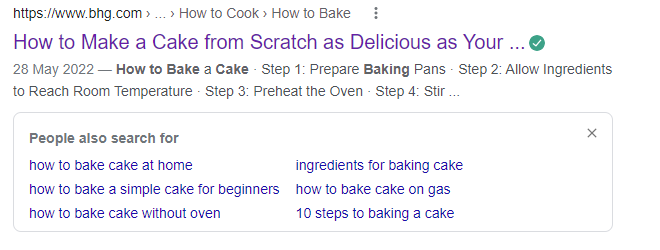 wie man einen Kuchen backt